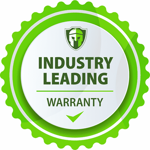 Industry Leading Warranty Badge