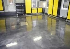 polyaspartic residential garage flooring