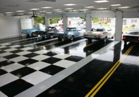 flexmar polyaspartic residential garage flooring